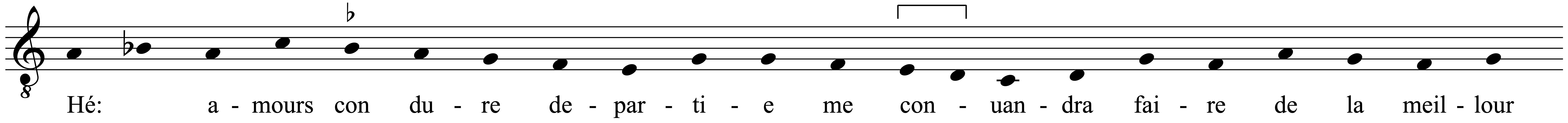Work musical notation